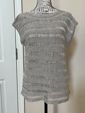 Cynthia Rowley Open Knit Sweater, Size S